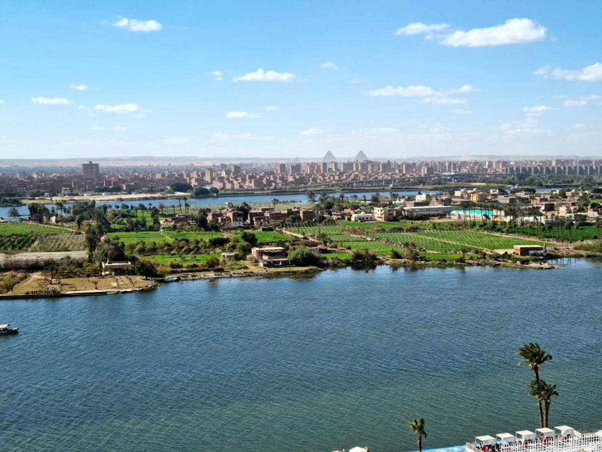 Amazing Nile View And Pyramids Apartment Le Caire Extérieur photo
